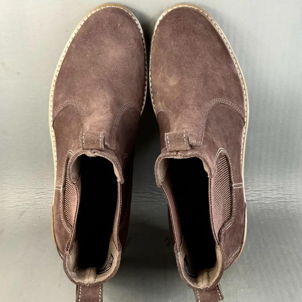 L.L. Bean Stonington Chelsea Boot Suede Boots shoes men’s size 11.5